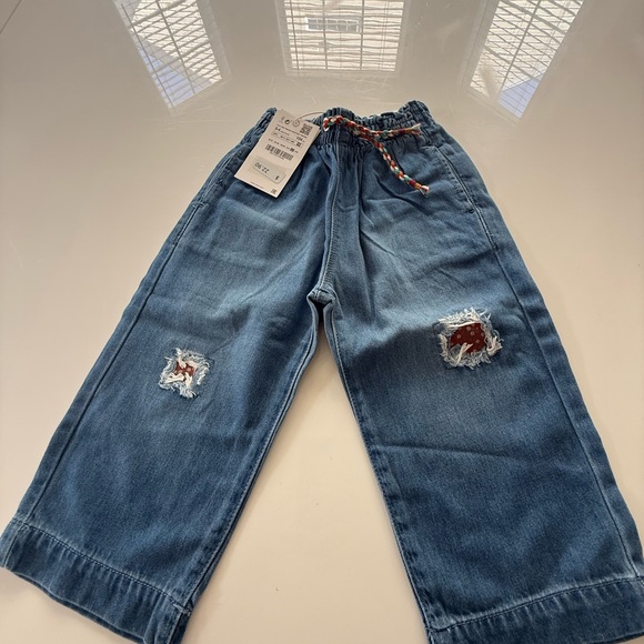 Zara Other - NWT Zara Kids culotte Blue Jeans 3-4